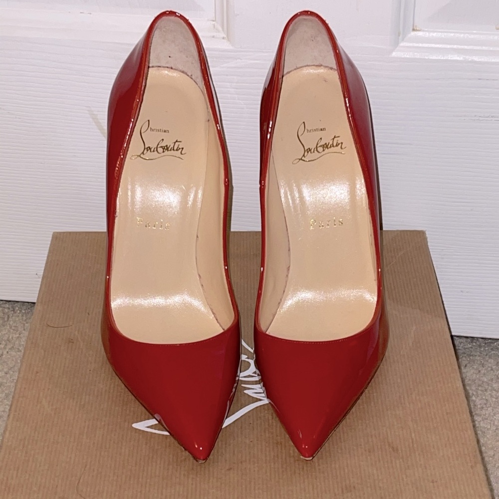 Christian Louboutin Red So Kate Heels